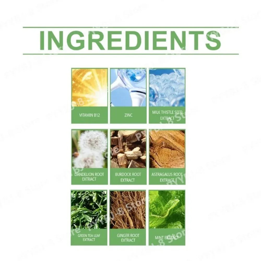 Lymphatic Drainage Drops 60ml Herbal Blend Supplement with Vitamin B12 Dandelion and Plantago Extract Support Lymphatic Health