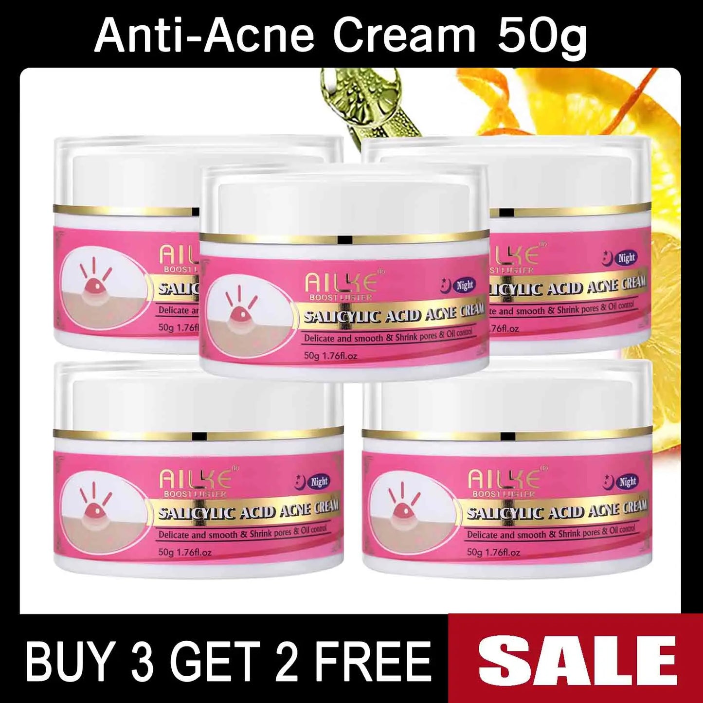 AILKE Natural Skin Brightening Cream For Acne And Dark Spots
