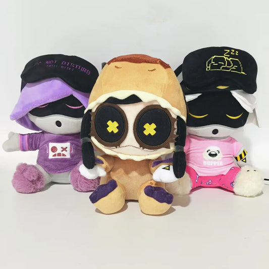 Murder Drone s Plush Doll Detachable Eye Mask Cute Dinosaur Shape Soft Stuffed Toy Collectible For Animation Fans Home Gift
