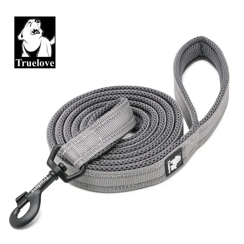 TRUELOVE Soft Pet Leash Reflective Nylon Mesh Padded for Dogs