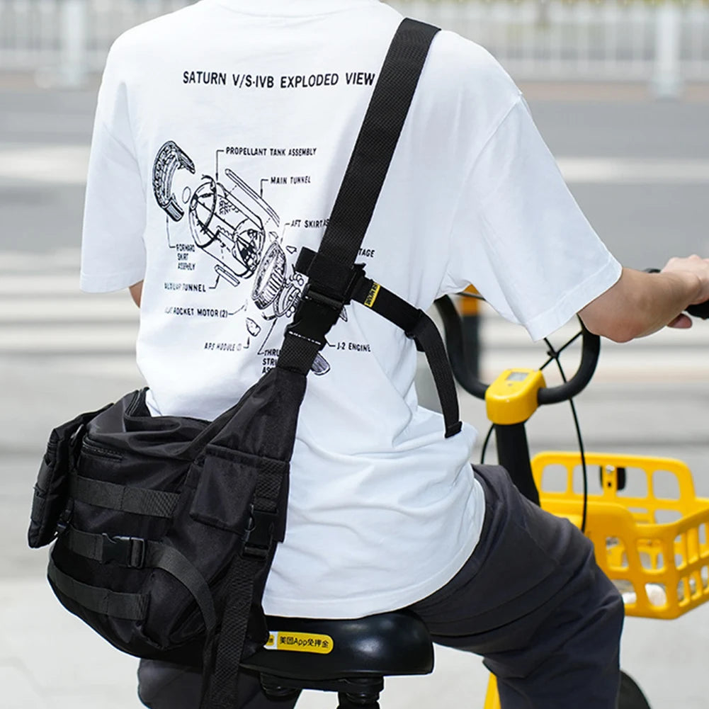 Three Point Auxiliary Shoulder Strap Stabilizer For Sling Packs