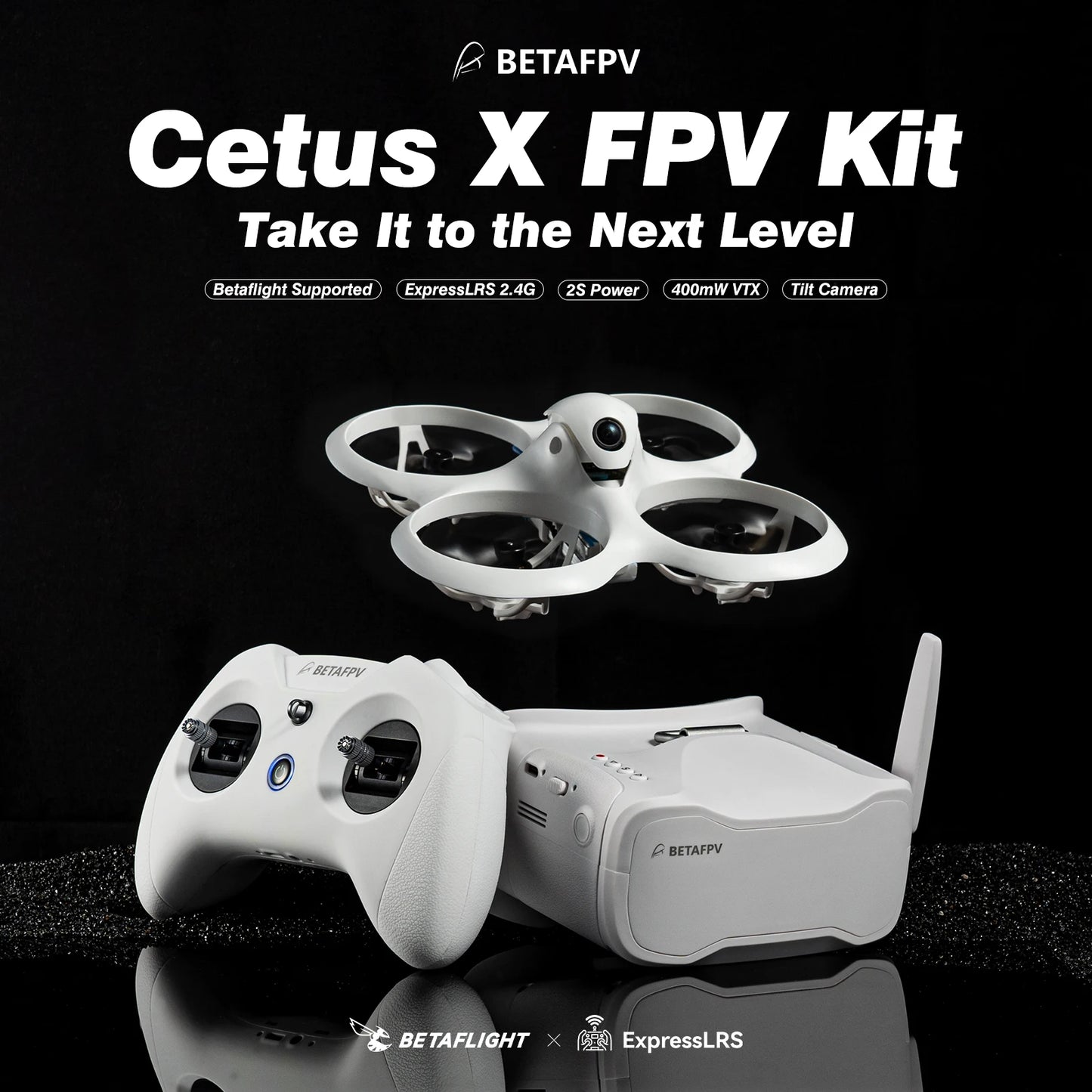 BETAFPV Cetus X FPV Kit With Transmitter And VR03 Goggles