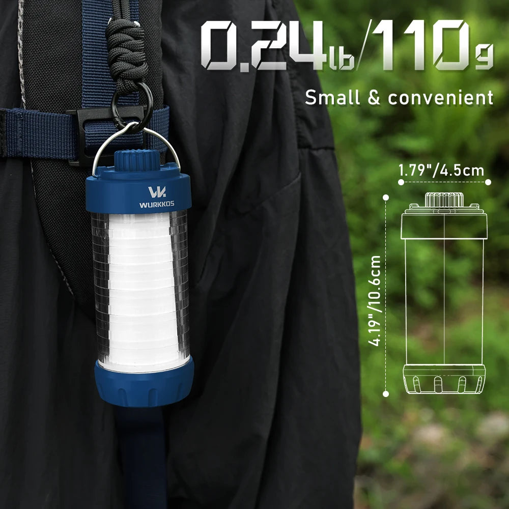 Wurkkos CL01 Mini RGB 360 Degree Flashlight 550 Lumens Power Bank