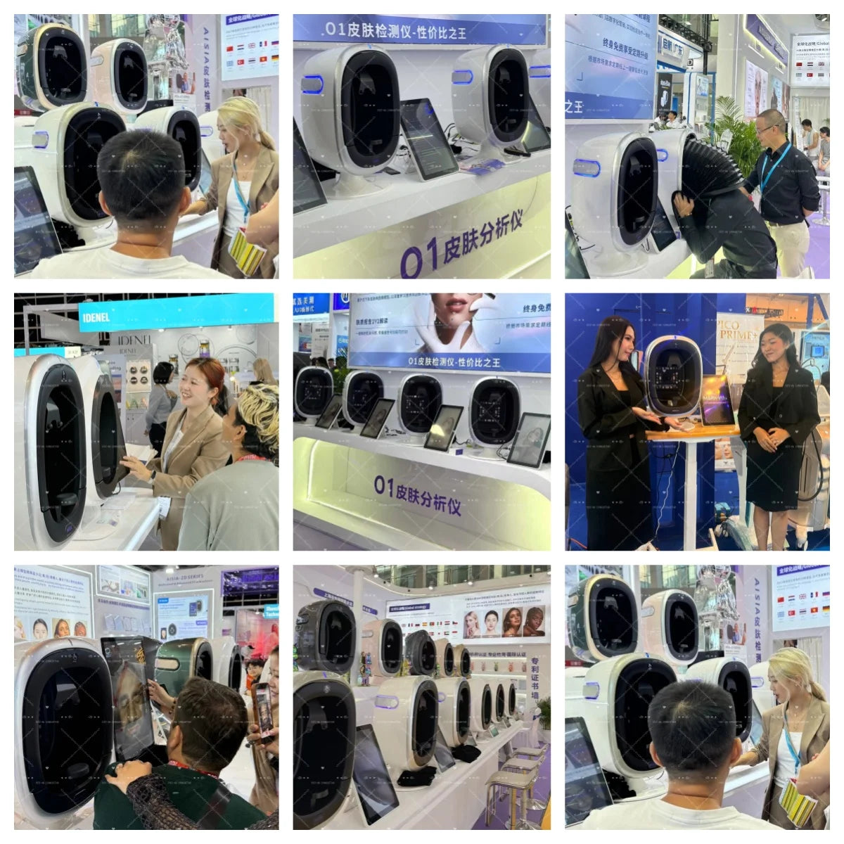 AISA O1 Pro AI Facial Analyzer Machine Professional Beauty Facial Analysis Health Beauty Face Tester 3D Skin Scanner for Facial