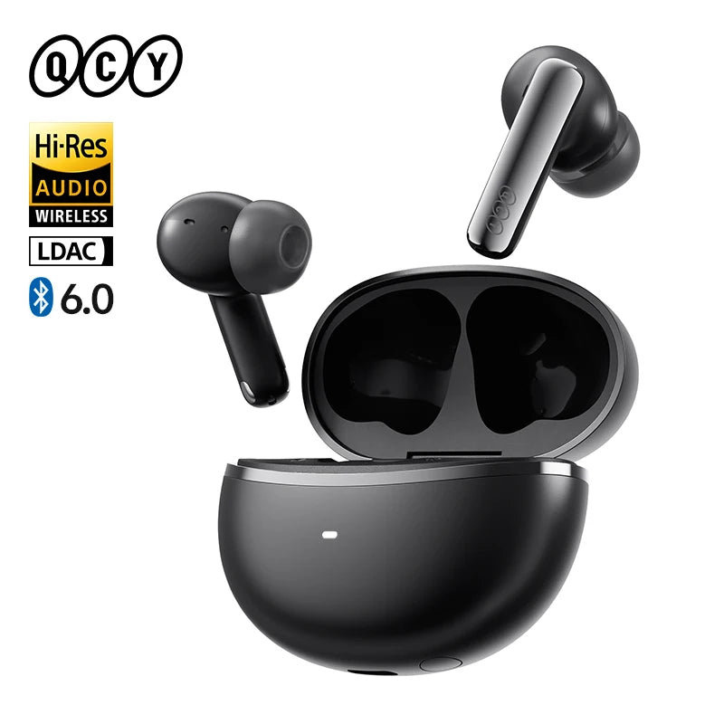 QCY HT18 Wireless Earphones Bluetooth 6.0 LDAC Hi Res Audio