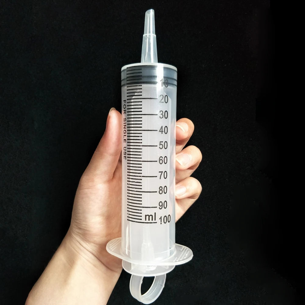 Alloet Plastic Syringe Pump Measuring Syringe For Pet Feeding