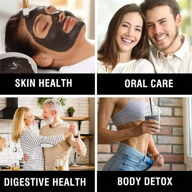 Activated Charcoal Capsules 1200 Mg - Supports Intestinal Health, Digestive Health, Relieves Bloating, and Improves Immunity