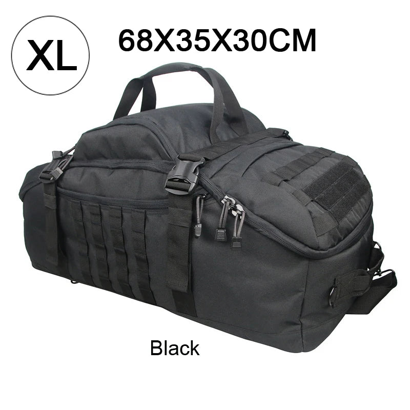 LQARMY Outdoor Mountaineering Bag Molle Tactical Backpack Hiking Camping Travel
