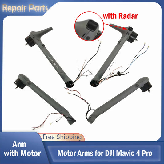 Motor Arm with Radar for DJI Mavic 4 Pro Front Rear Left Right Arm with Engine for DJI Mavic 4Pro Drone Accessories Repair Parts