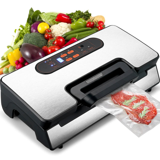 SucceBuy Vacuum Sealer Machine 130W 90Kpa With Free Bags