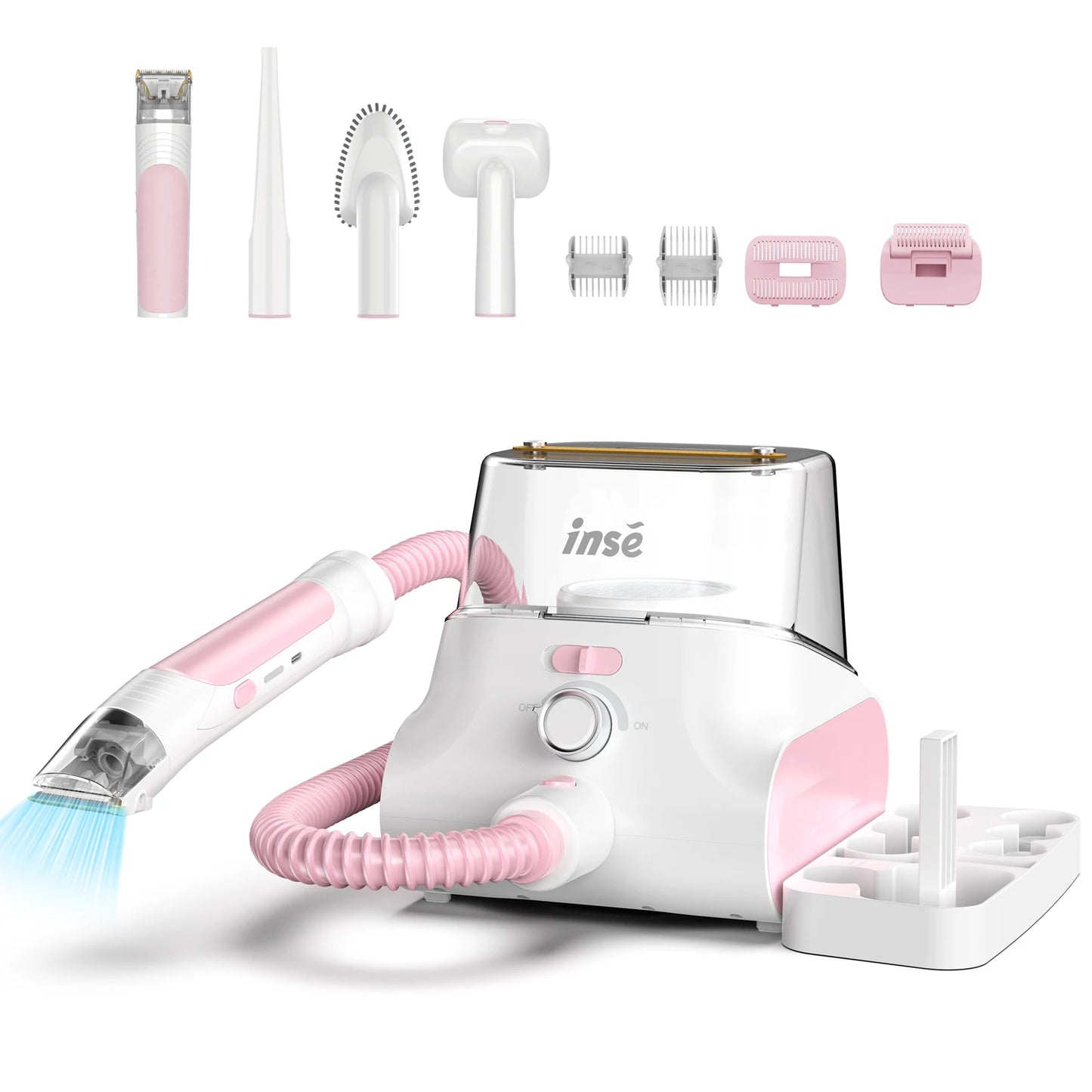 INSE P30 Pet Grooming Vacuum Ultra Quiet Hair Clipper Kit