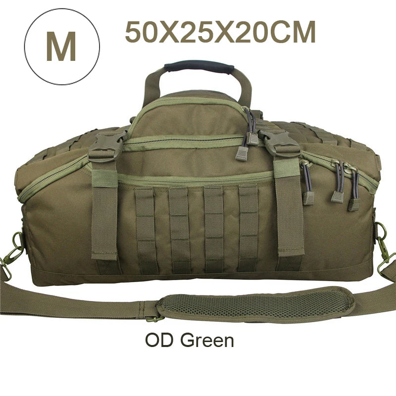 LQARMY Outdoor Mountaineering Bag Molle Tactical Backpack Hiking Camping Travel