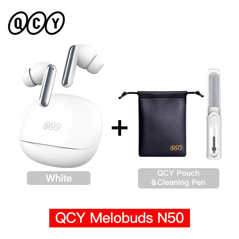 QCY Melobuds N50 ANC Bluetooth Earphones With Multipoint And 6 Mics
