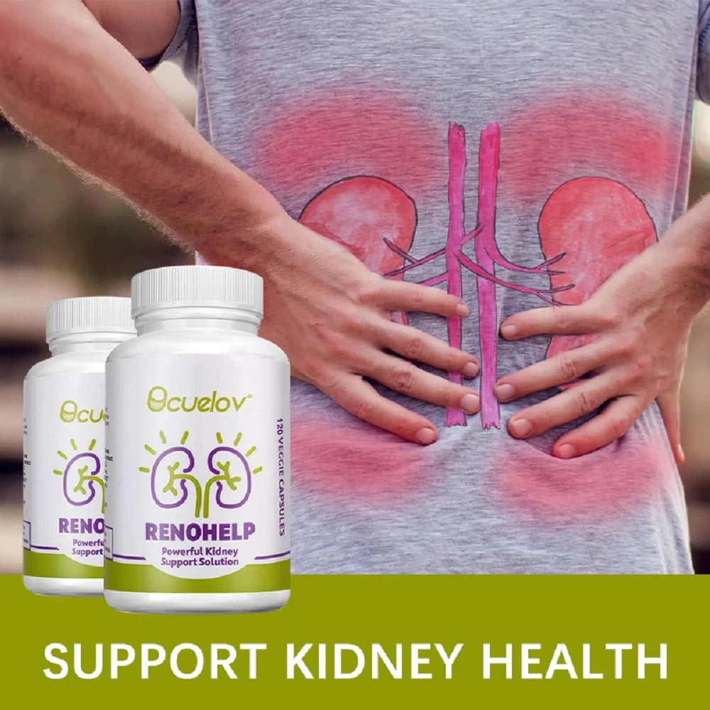 Kidney Health Capsules – Cleanse and Detoxify, Promote Kidney Health, and Support Bladder and Urinary Tract Health